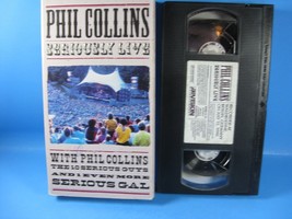 Phil Collins - Seriously Live (Vhs, 1990) Recorded Berlin Germany - £6.09 GBP