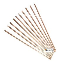 Set of 10 - Prisha India Craft - Solid Copper Drinking Straw for Beer, C... - £25.42 GBP