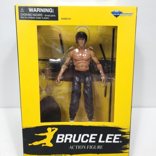 Diamond Select 80th Anniversary Bruce Lee Action Figure Collector Sealed NEW 7" - $49.49