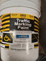 5 gallon yellow traffic marking paint 753kb  - £154.13 GBP