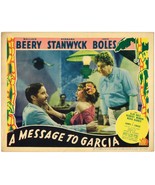 A MESSAGE TO GARCIA (1936) Lobby Card John Boles &amp; Mona Barrie as a Span... - $203.75 CAD