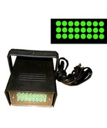 GREEN LED FLASHING STROBE LIGHT bright flash lights party dj lighting la... - $7.55