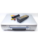 Panasonic PV-V4524S-K VCR 4 Head HiFi VHS Player Blue Line w/Remote TESTED - £62.80 GBP
