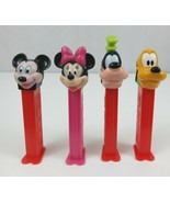 Vintage Lot Of 4 Disney Pez Dispensers Minnie, Mickey, Goofy, &amp; Dog Pluto - $17.58 CAD