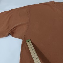 Carhartt K214 BRN Men's Brown Long Sleeve Graphic T-Shirt Hard At Work Size XL image 6