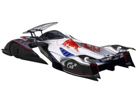 Red Bull X2014 Fan Car Sebastian Vettel Hyper Silver 1/18 Model Car by A... - $197.12