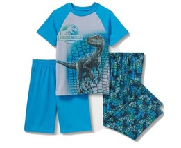 Boys Jurassic World 3 Piece Pajama Set Size XS 4/5 or S 6/7 NWT - $16.99