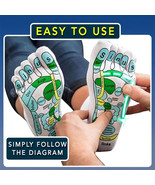 Foot Acupressure Reflexology Massage Socks Anti Slip Breathable Sock Yog... - $9.63 CAD