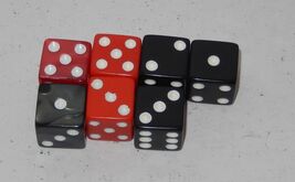 2008 Risk Strategic Conquest Board Game Hasbro Replacement Set of 7 Dice - $89.07 MXN