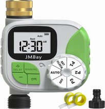 Water-Saving Sprinkler Timer With Pure Brass Inlet For Lawn, Smart Hose ... - $35.95