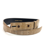 Vintage Leather Belt Strap Kleinberg Sherrill  Tan Nude 1.75&quot; Small - $23.50