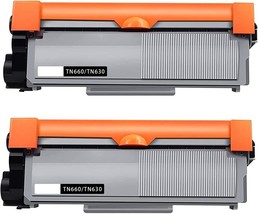 2 Pack Toner Cartridge High Yield Replacement Compatible With Brother TN660 - £15.20 GBP