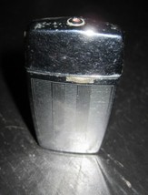 Vintage RONSON W.GERMANY Silver Tone Engravable Flip top Gas Butane Lighter - $14.99