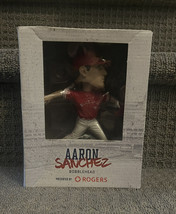 AARON SANCHEZ CANADA DAY JERSEY  TORONTO BLUE JAYS BOBBLEHEAD 2017 NEW I... - £15.75 GBP