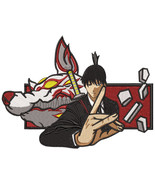 Anime Embroidery Pattern Chainsaw Man Aki Signs Fox - $6.93 CAD