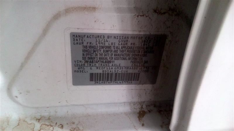 Passenger Quarter Panel Without Blind Spot Alert Fits 13-19 SENTRA 104450234 Item image 3