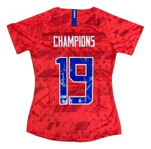 Alex Morgan Signé 2019/20 Nike USA Femmes Champions M Football Jersey Bas - £193.38 GBP