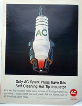 AC Spark Plugs Print Advertisement Art 1965 - £4.74 GBP