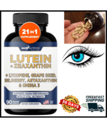 Lutein Zeaxanthin Eye Support Health Vision 90 Capsules Vitamins A/C/D/E... - $40.03