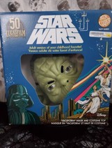 50th Anniversary Star Wars Yoda Ben Cooper Halloween Mask Costume Adult ... - £19.75 GBP
