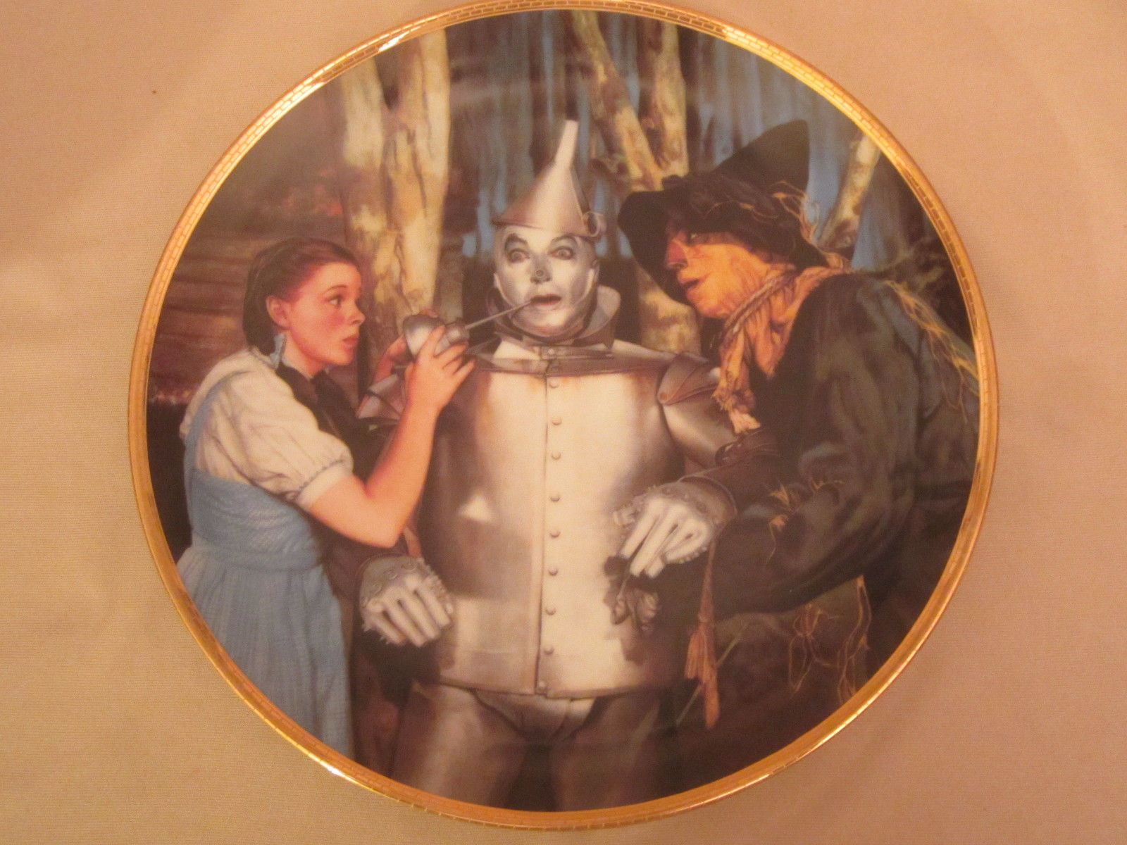 Primary image for THE TIN MAN SPEAKS collector plate WIZARD OF OZ 50th Anniversary BLACKSHEAR