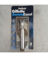 Gillette Sensor Excel 90's Metal Handle + 2 Razors New and Sealed - $90.00