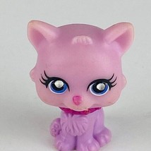 Polly Pocket Sparkling Pets 57 Purple Kitty Cat Pretend Play Animal Toy Figure - $13.49