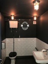 Solid Cast Bulkhead Industrial Wall Light | Ceiling Bathroom | Outdoor G... - £62.42 GBP
