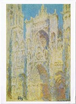 Postcard Claude Monet Rouen Cathedral West Facade Sunlight 4 x 6 - £2.90 GBP