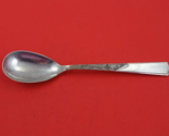 Rose Motif by Stieff Sterling Silver Sugar Spoon 6 1/8&quot; Serving Heirloom - £53.40 GBP
