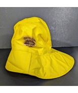 Grundens Yellow Foul Weather Gear Rain Hat Strap Mens Size Small Fishing - $59.47