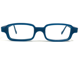 Miraflex Kids Eyeglasses Frames NEW BABY 1 Rubberized Blue Rectangular 39-14-120 - £48.81 GBP