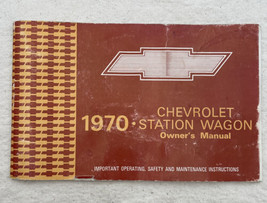 Chevrolet Station Wagon 1970 Owner&#39;s Manual Vintage Original First Edition - £9.67 GBP