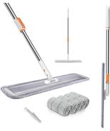 Microfiber Flat Mop 32 in Large Mops for Floor Cleaning Commercial Dust ... - $65.33