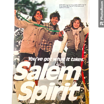 Salem Spirit Print Advertisement December 1982 Original Vintage 8 x 11 - £6.93 GBP