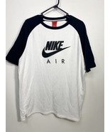 Vintage Nike Air Pullover Shirt XL White Black  - £24.87 GBP
