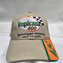 Tropicana 400 2003 Vintage Speedway Nascar Orange Adjustable Hat Cap - €14,71 EUR