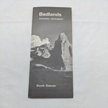 1962 Badlands National Monument South Dakota Travel Brochure - £7.98 GBP