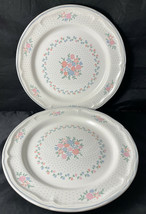 Newcor Stoneware LARGE Dinner Plates (2) 12&quot; Diameter Round Tray or Plates Firm - $35.00