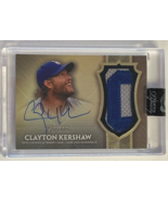 2017 Topps Dynasty Clayton Kershaw Autograph Jersey Patch Card #5/5 Dodgers - $1,484.99