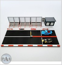 1:64 Scale Dynometer Drag Strip And Luxury Showroom Compatible with Hot Wheels - £73.35 GBP