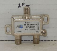 JVI 2-WAY DIPLEXER Splitter Model 35-SDX100TG 40-2150 MHz - $177.66 MXN