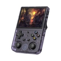 Rg353V Handheld Game Console 3.5 Inch Ips Screen 640*480, Purple Transparent - £145.47 GBP