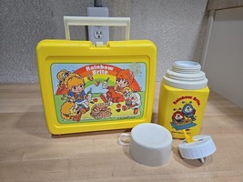 Vintage 1983 Hallmark Cards Rainbow Brite Lunchbox 1984 Thermos (Crack) - $23.06