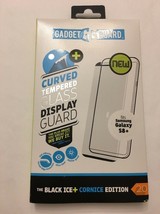 New Gadget Guard Black Ice+ Cornice 2.0 Tempered Screen Guard,Samsung Galaxy S8+ - £21.73 GBP