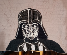 2014 Pottery Barn Kids Star Wars Darth Vader 86&quot; x 68&quot; Cotton Quilt Comf... - £69.67 GBP
