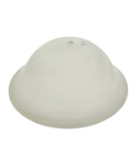Vintage Frosted Ceiling Fan Glass Light Dome Two Hole Cover 12" - $530.01 MXN