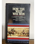 Louis L’amour How The West Was Won Book Based On Screenplay By James R. ... - £5.38 GBP