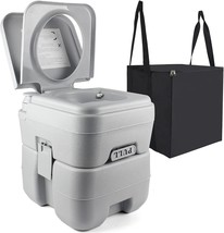 WTMORE Portable Toilet for Camping, 5.3 Gallon Waste Tank with Carry Bag, - £74.69 GBP