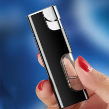 Straight Punch Windproof Electronic Lighter Full Metal - £11.75 GBP